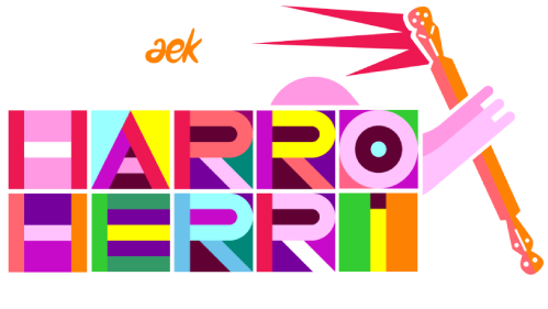 23 korrika ezagutu burua logo