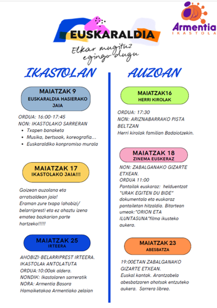 EUSKARALDIA IKASTOLAN