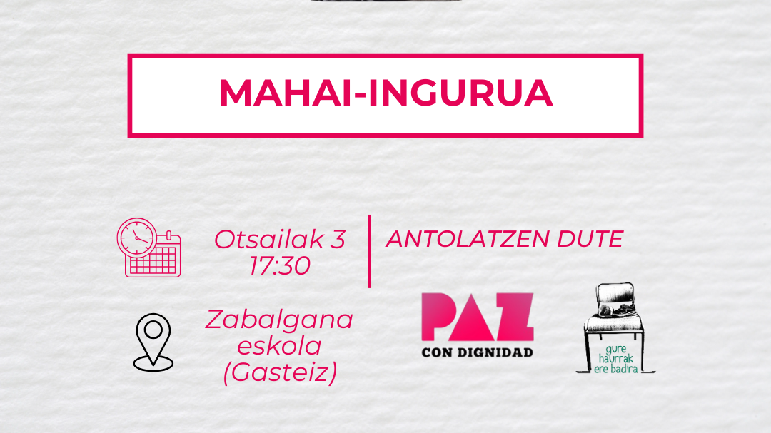 gure haurrak mahai ingurua